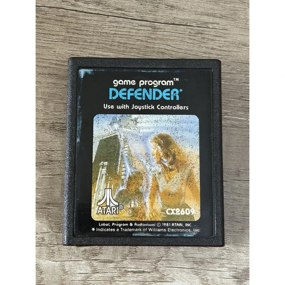 Defender (Atari 2600, 1982) Tested Works Game Cartridge Video Game